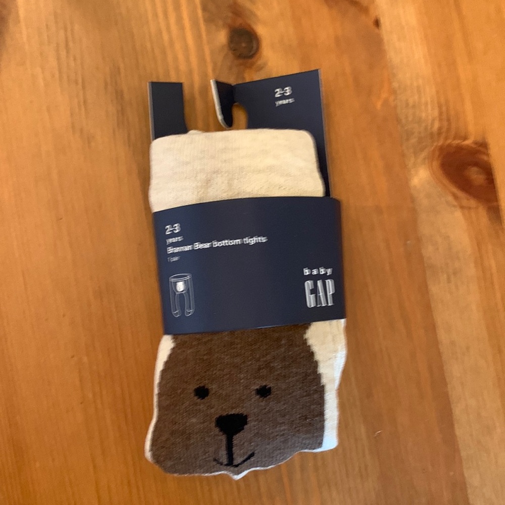 NWT baby Gap Brannon Bear Bottom Tights